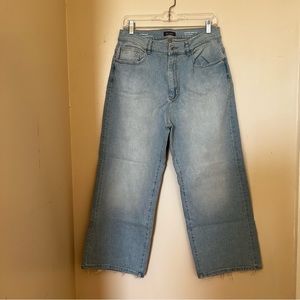 DL1961 Womens Hepburn Wide Leg High Rise Vintage